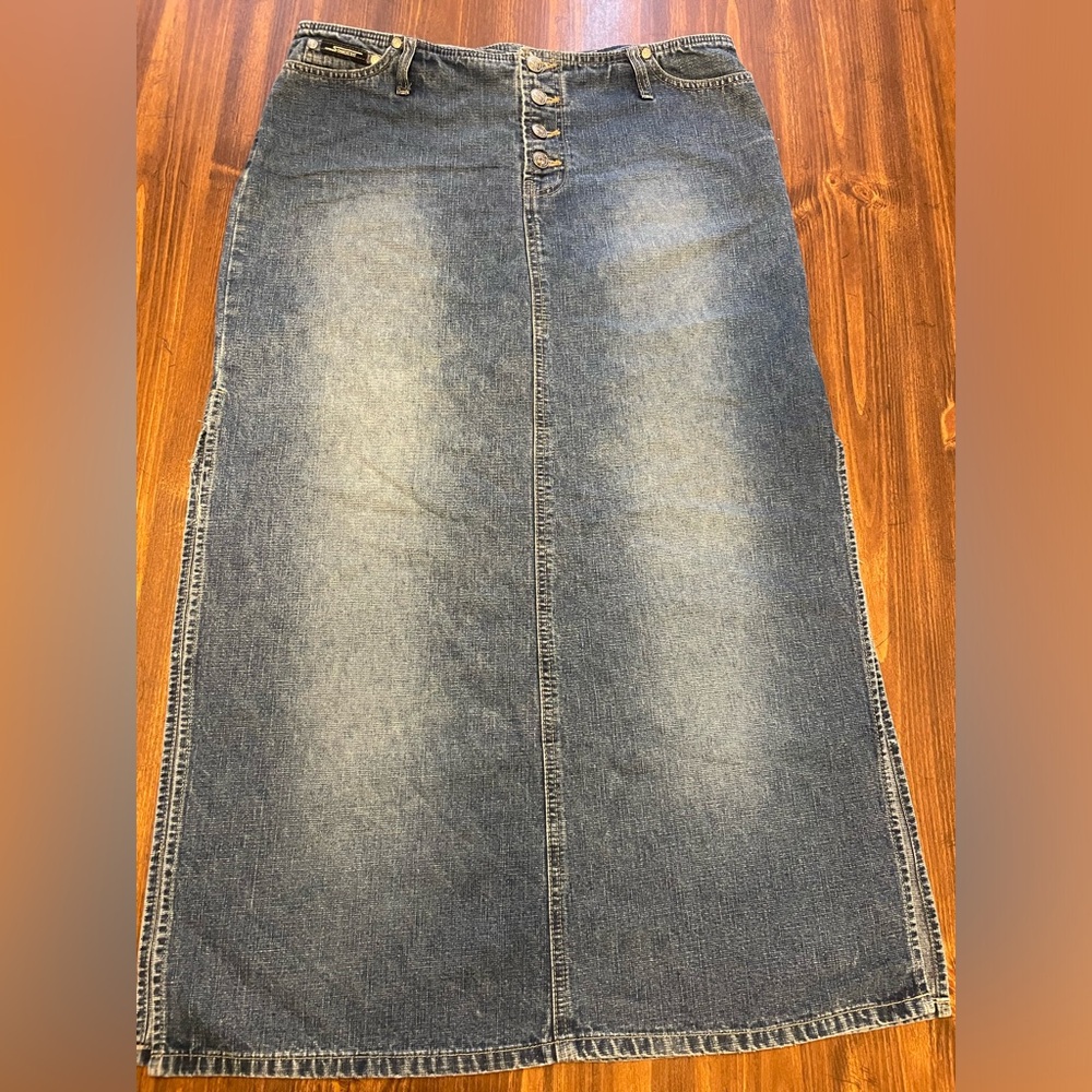 Vintage Y2K Low rise  denim skirt